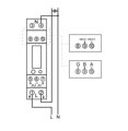 Jednofázový digitální elektroměr SDM120-MODBUS MID