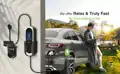 ZENCAR E-PRO (3v1) Přenosná nabíječka pro elektromobily Typ 2 - Schuko / CEE 5pinová / Typ 2 | 16A | 3fázová | 11 kW | WiFi | Aplikace | 5m