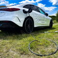  Sada EVELINE Max II - Chytrá přenosná nabíječka TYP 2 - CEE 5-Kolík | Displej | 16A | 3fáze | 11kW | 5 - 8m