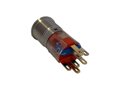 Antivandal tlačítko 3,3V / 24V s RGB LED podsvícením 