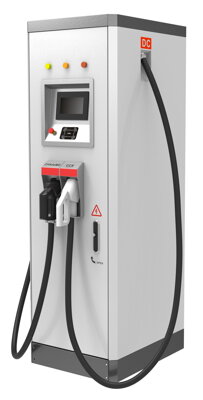 EVEMOVE 60 kW | CCS2 / CHAdeMO / AC Type 2 (Wifi, LCD, RFID karty, 5m kabel), 150A, 150-750V