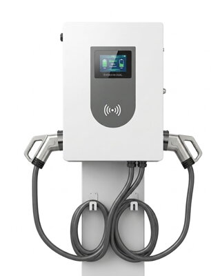 EVEBOOM 40 / 60 kW | 2x CCS2 (OCPP, Wifi, LCD, RFID karty, 5m kabel, 133-200A, 200-1000V)