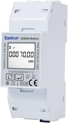 Jednofázový digitální elektroměr SDM230-MODBUS MID