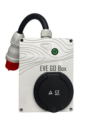 Přenosný wallbox / adaptér EVE GO Box Typ 2 16A - 11kW / 32A - 22kW 