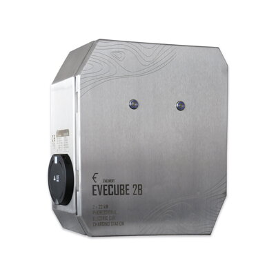 EVECUBE 2B - 2x22kW AC Ladestation