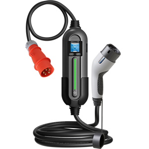 Přenosná nabíječka pro elektromobily E-PRO (3v1) Typ 2 - Schuko / CEE 5pinová / Typ 2 | 16A | 3fázová | 11 kW | WiFi | Aplikace | 5m