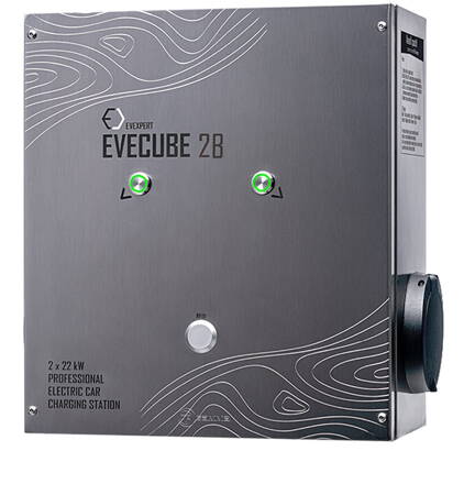 EVECUBE 2B - 2x22kW nabíjecí stanice AC 
