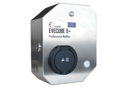 EVECUBE B+ 22kW AC nabíjecí stanice (offline + displej + přebytky FVE + RFID)